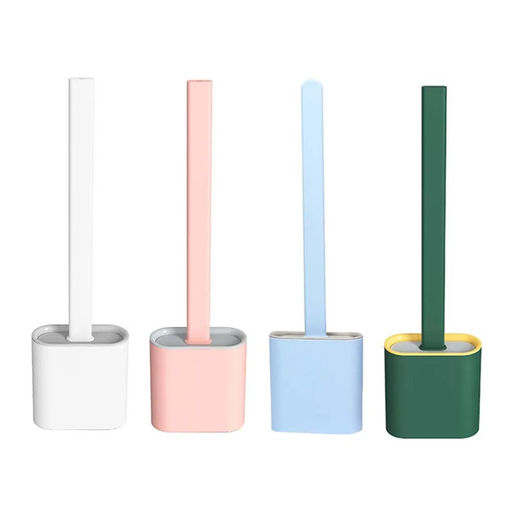 Мягкий пластиковый с длинной ручкой смывочный набор для ванной комнаты щетки
