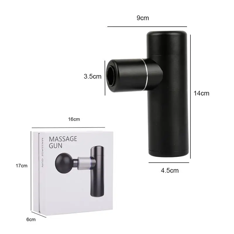 

Mini Massager Gun Machine Deep Muscle Relaxation Fascia Massager Body Massager Athletes Percussion Pain Relief Slimming Shaping