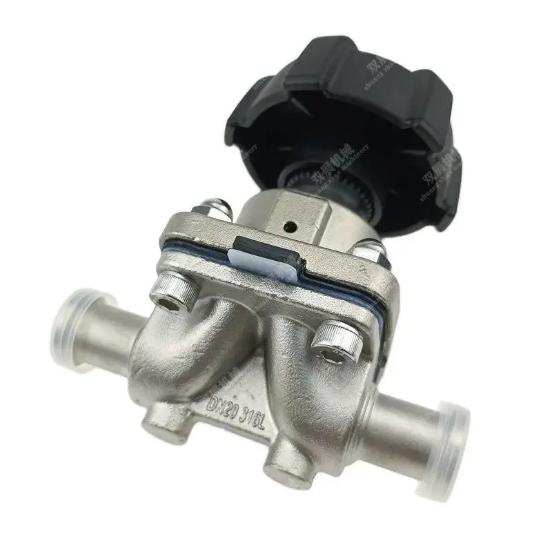 Sanitary SS316L Stainless Steel PTFE and EPDM 3/4&ampquot Tri Clover Compatible Diaphragm Valve | Valves