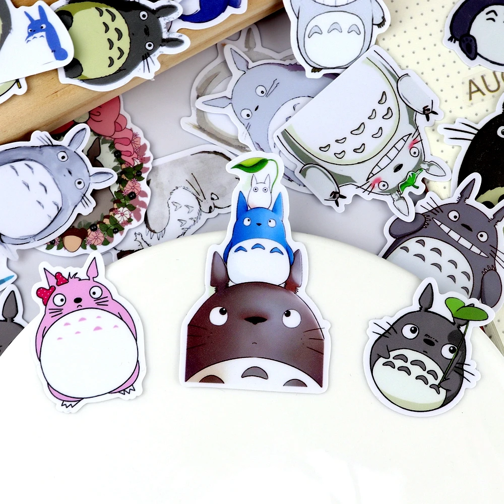 

32pcs Cute Totoro Sealing Stickers Diary Label Stickers Pack Decorative Scrapbooking DIY Stickers