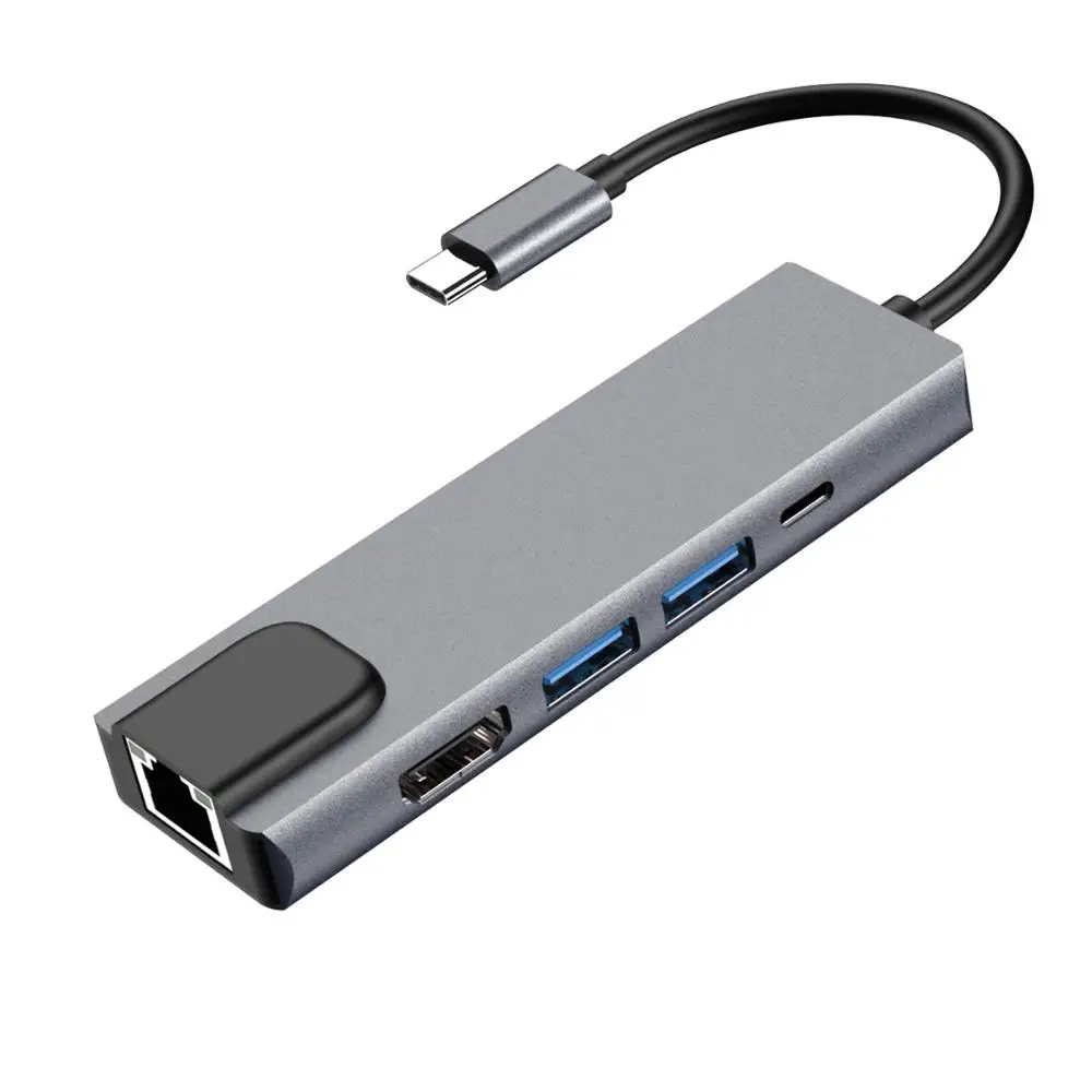 Новый товар модель 5 в 1 с портом HDMI 2 портами USB 3 0 RJ45 и PD для