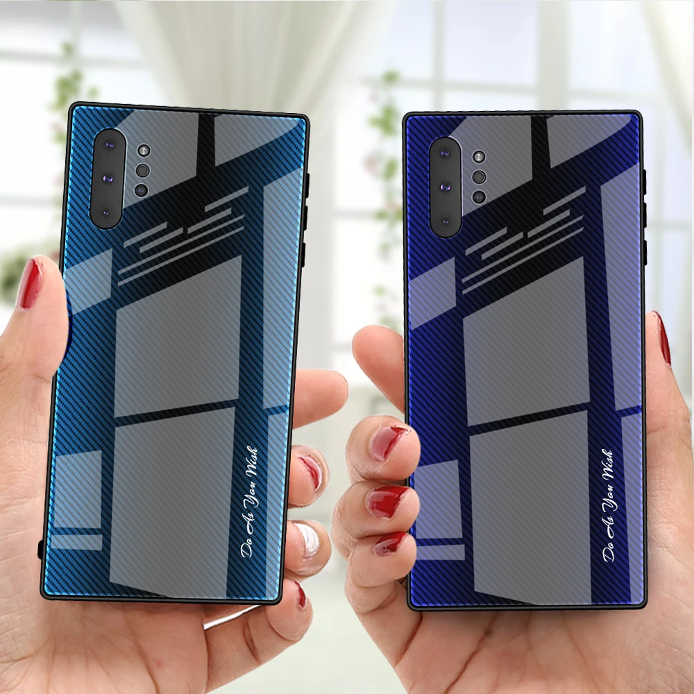 Цвет Стекло чехол для samsung Galaxy A70 A50 A30 A10 A20 A80 A90 S10 5G S8 S9 плюс S10e Note 8 9 10 Pro защитный чехол с полной защитой
