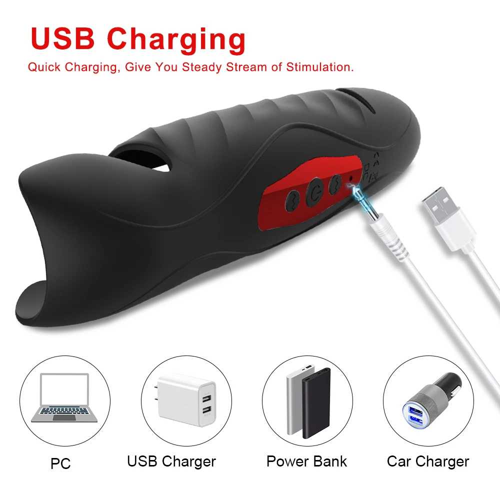 Вибратор-массажер Мужской для эрекции 10 скоростей Т-длительная задержка |