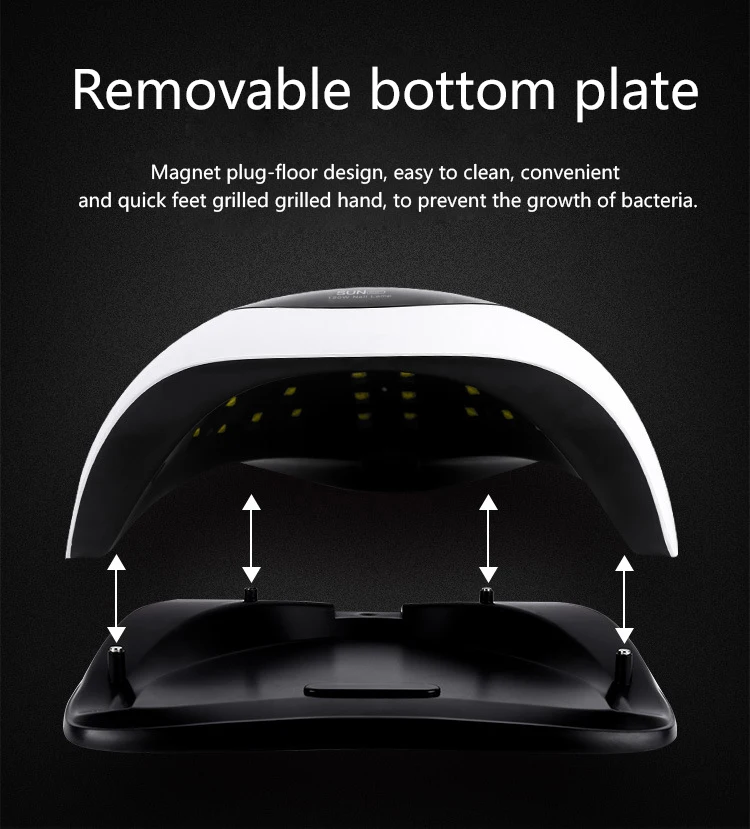 Супермощная лампа для сушки ногтей с инфракрасным датчиком и таймером 120 Вт |