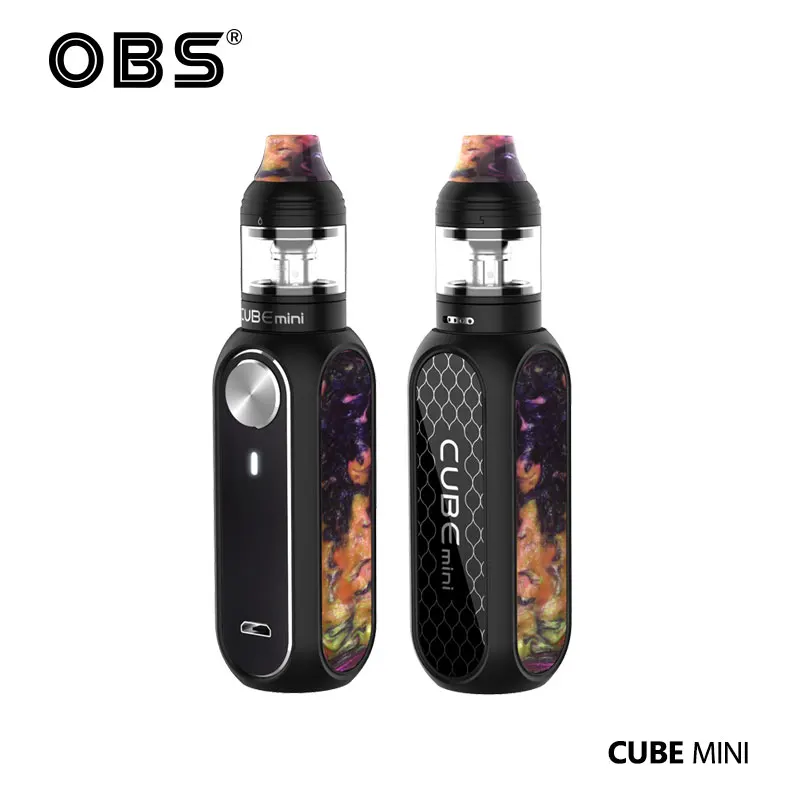 Новейший оригинальный obs Cube Mini 1500 мАч батарея 2 мл/3 мл бак 0 96 дюйма светодиодный