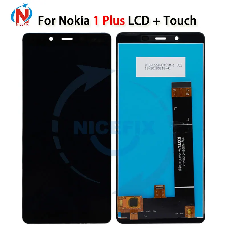Для Nokia 1 Plus lcd дисплей кодирующий преобразователь сенсорного экрана в сборе Nicefix замена lcd для Nokia 1 Plus дисплей TA-1130/TA-1111
