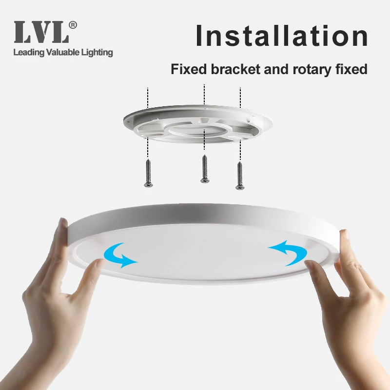 $26.88 Modern Led Smart Ceiling Light Golden Wood Grain Dimmable Home Lighing WiFi Tuya App Voice Control Surface Mounting Ceiling Lamp