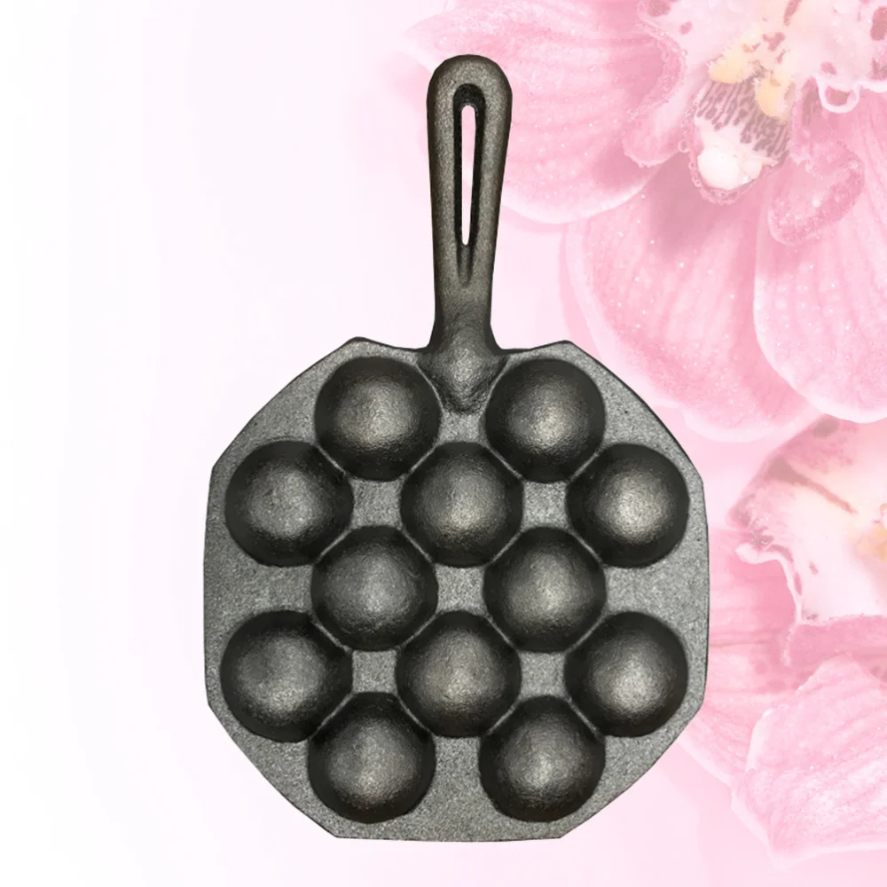 Такояки кастрюля 12 формы чугун устройство для приготовления такояки Skillet