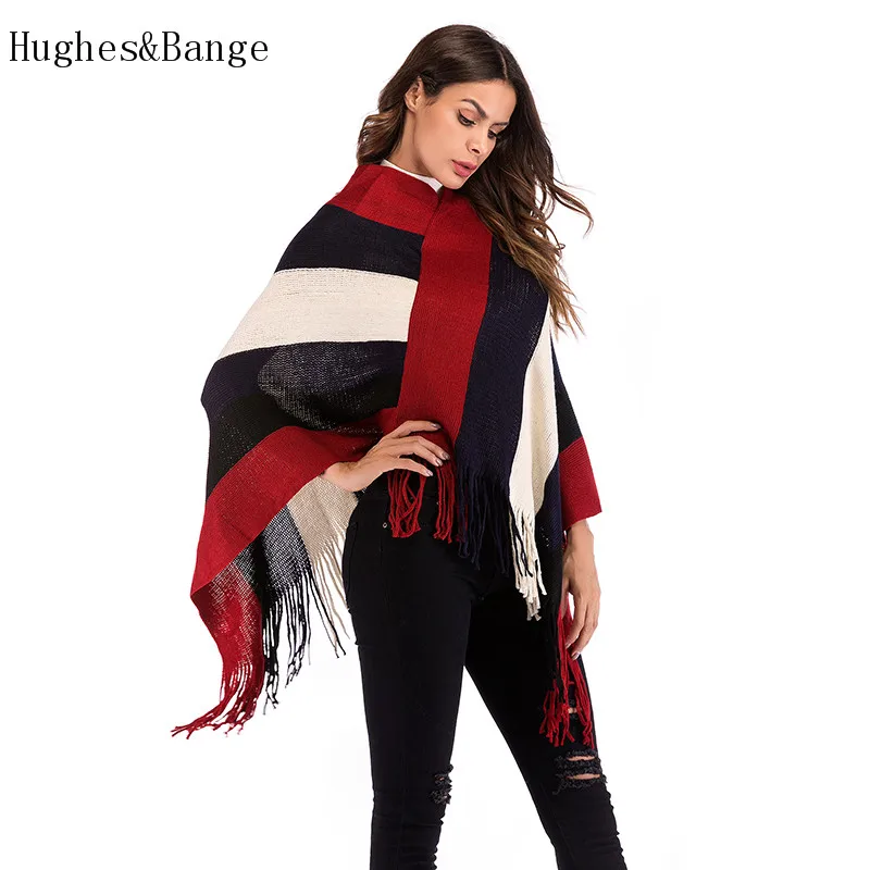 Новинка 2020 Женский пуловер с шалью свободный модный Повседневный вязаный пальто