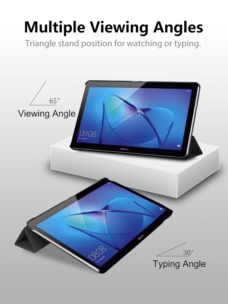 Чехол для планшета huawei MediaPad T3 10 9,6 дюймов AGS-W09 L09 умный защитный чехол для Honor Play Pad 2 9," чехол с бесплатной ручкой