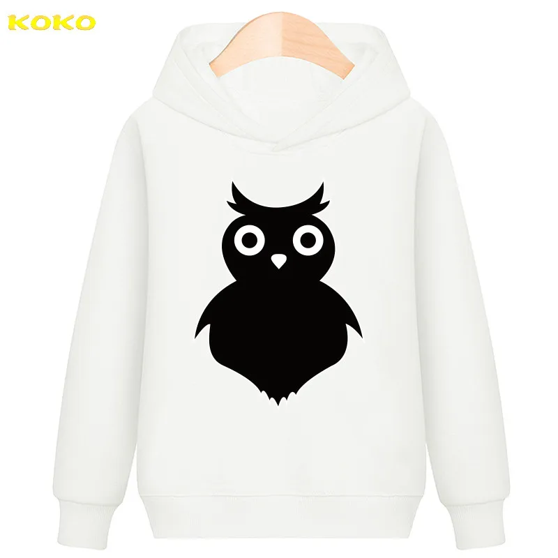 

Kids Hoodies Boys Girls Toddler Children Sweatshirt Tops Print Owl Cartoon Autumn Spring Winter Hoody Top Child Clothing