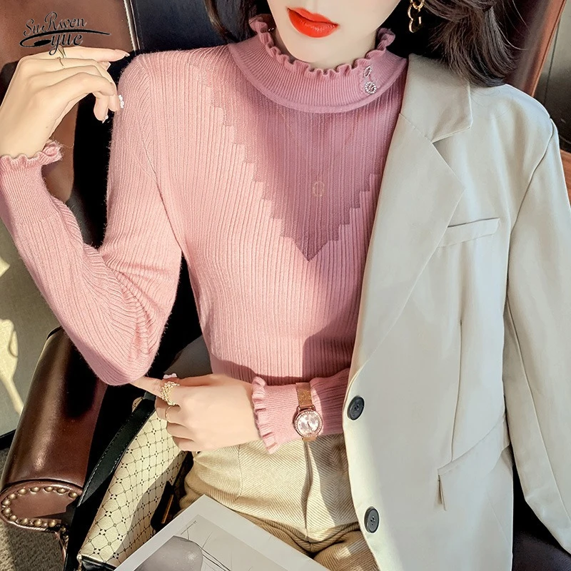 

Женский оригинальный женский свитер, новинка 2021, женский модный универсальный свитер на осень и зиму, топы 16513