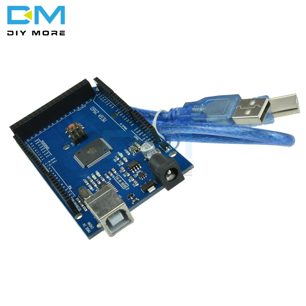 Плата Mega 2560 R3 2012 официальная версия с интегрированным драйвером ATMega 2560 ATMega16U2