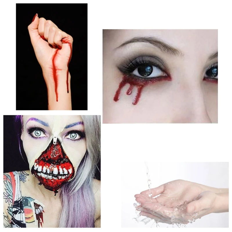 

10pcs Halloween Fake Blood Capsule Plasma Pills Vampire Horror Funny Joke Prank
