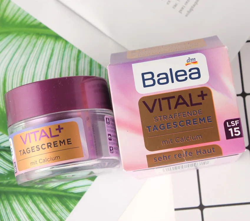 Balea Германия VITAL + LSF15 дневной крем для очень зрелой кожи 55-70Years против старения