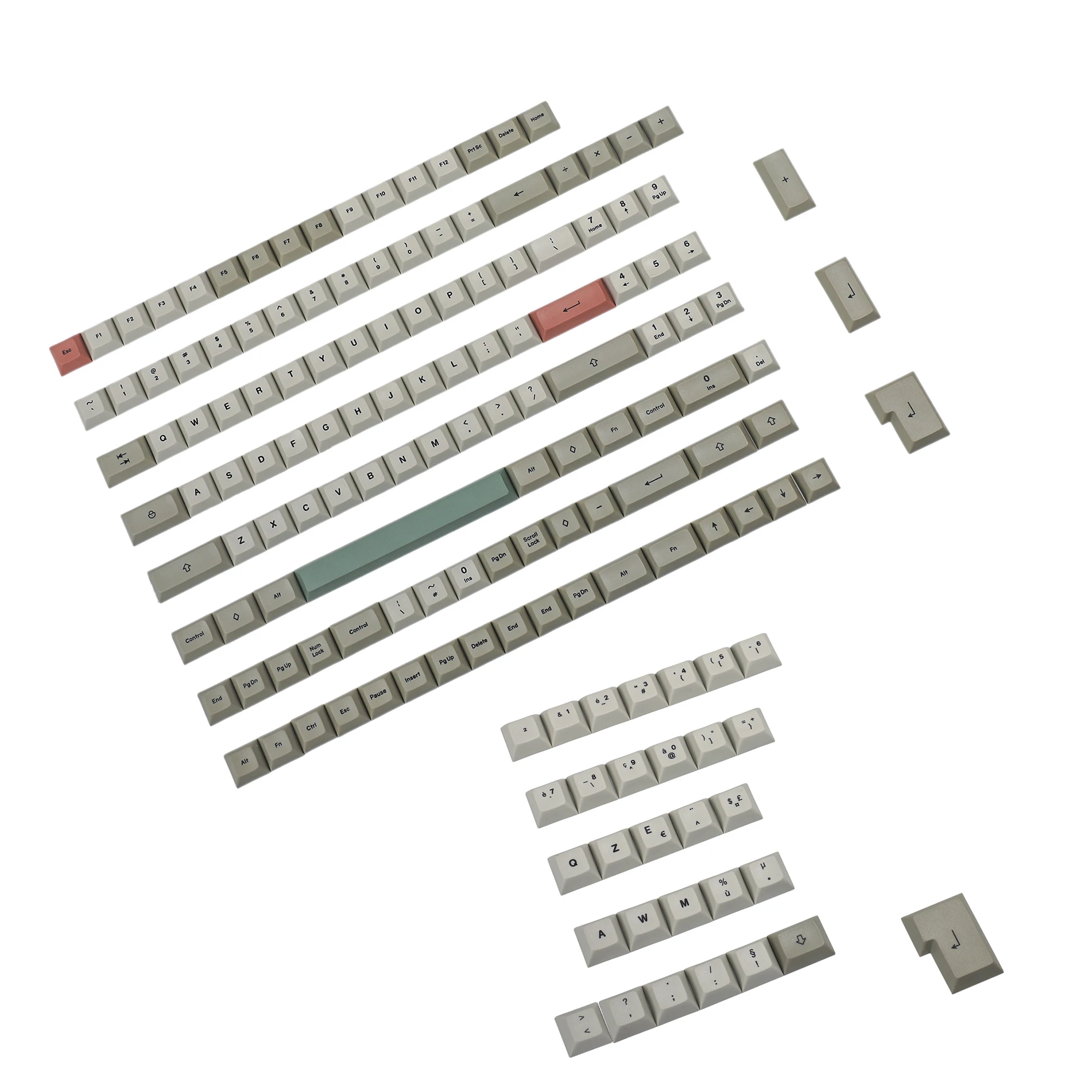 61 87 104 96 84 DSA профиль 9009 краски под международным стандартом ISO AZERTY QWERTZ Испании