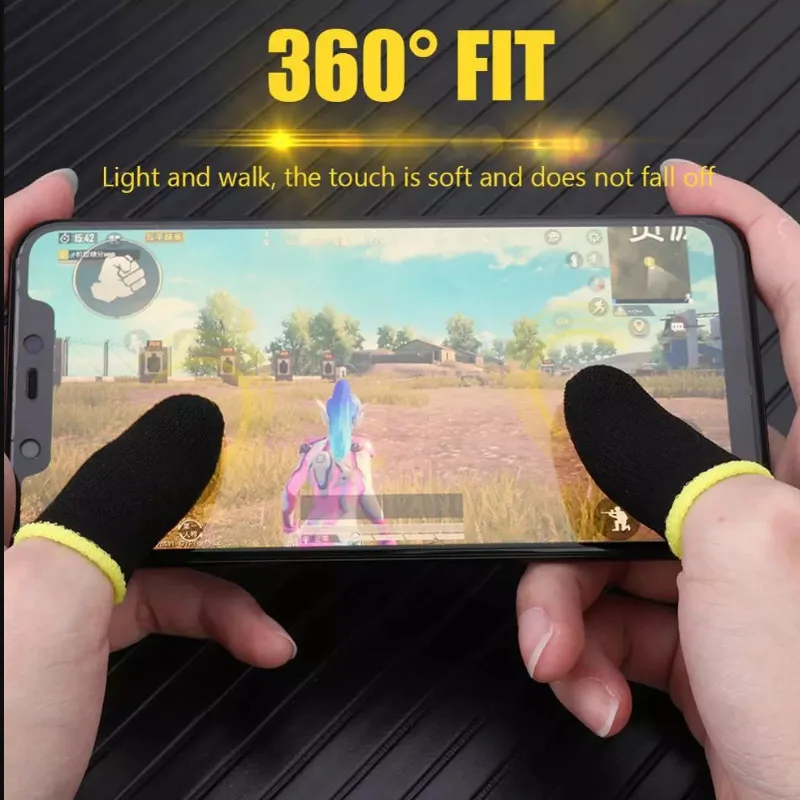 Игровой рукав для пальцев игровой контроллер с защитой от пота перчатки дышащие