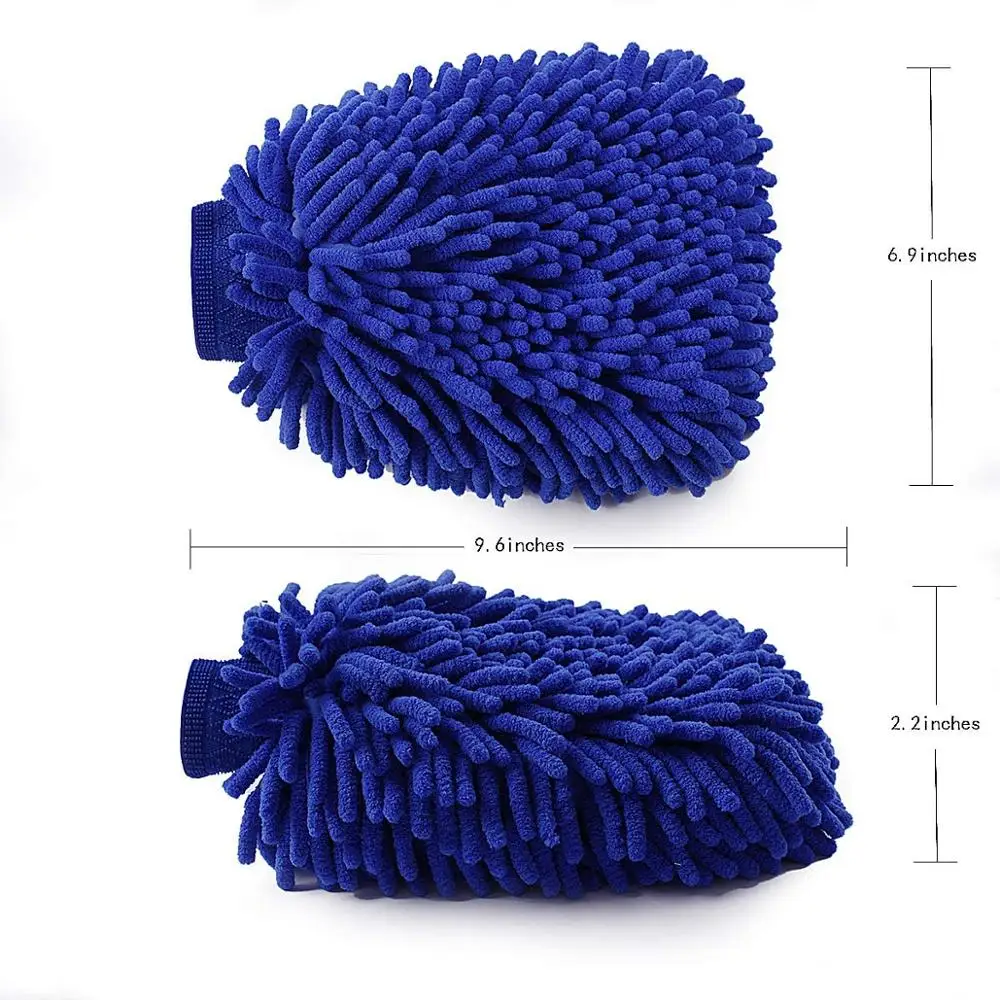 QEEPEI многофункциональный шенилл двухсторонние перчатки для мойки автомобиля