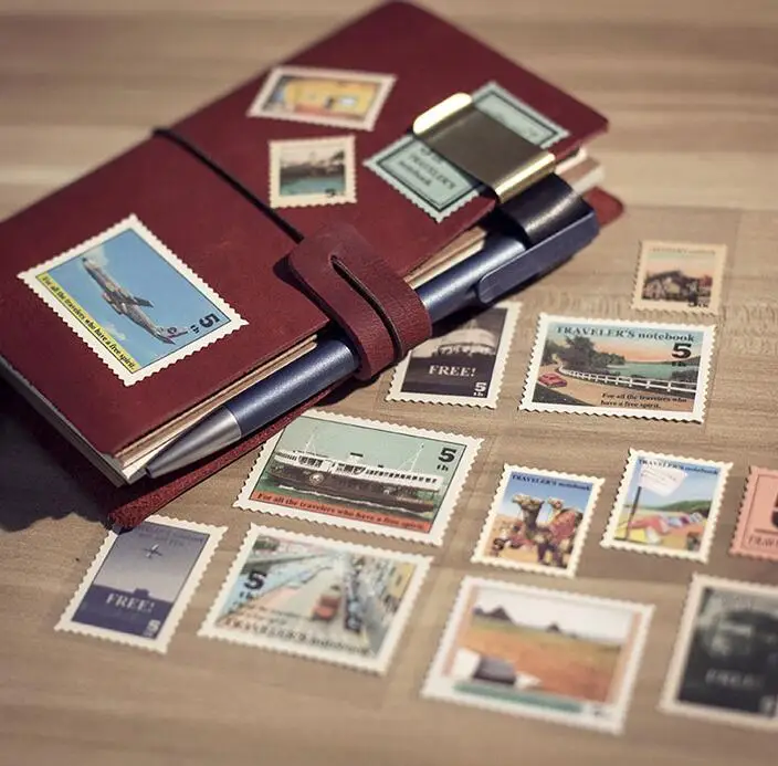 18 шт./компл. Kawaii клейкая наклейка совершенно Новая Винтажная дорожная для