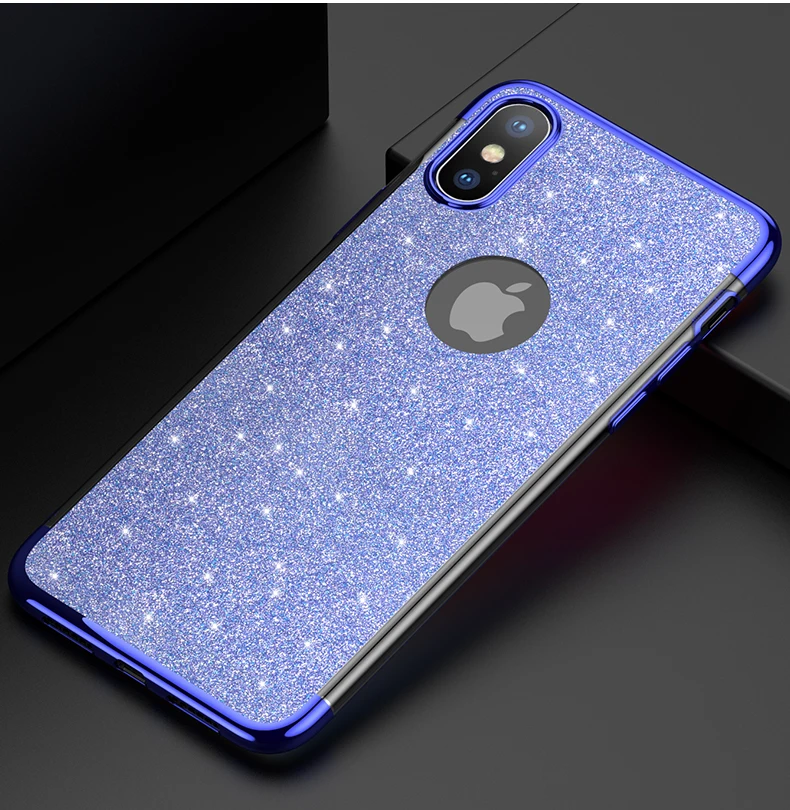 Модный Блестящий чехол для iPhone 5 5S 6 S plus разноцветный мягкий 7 8 X XS XR Max 11 Pro Iphone |