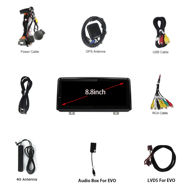 8G 256G Android 11 BT Carplay Auto 4G LTE WIFI автомобильный dvd для BMW F45 F46 F87 MPV NBT EVO 2013-2019 GPS навигация