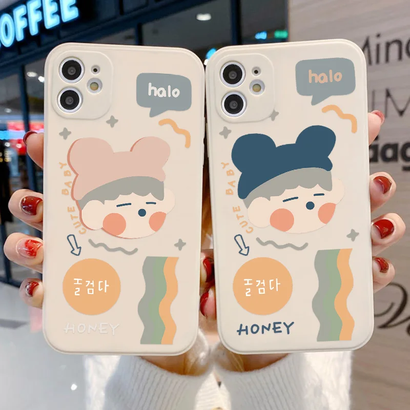 

Cute Bears Cases For iPhone 11 Case Iphone 12 Pro Max Mini 11 Pro Max X XS XR XS Max 8 7 Plus 7 8 SE 2020 Soft Back Cover Fundas