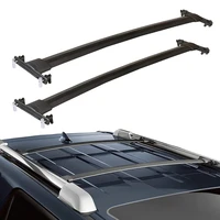 pair oe style crossbars roof rack replacement fit for toyota 4 runner 4runner 2010 2021 aluminum luggage cargo carrier black