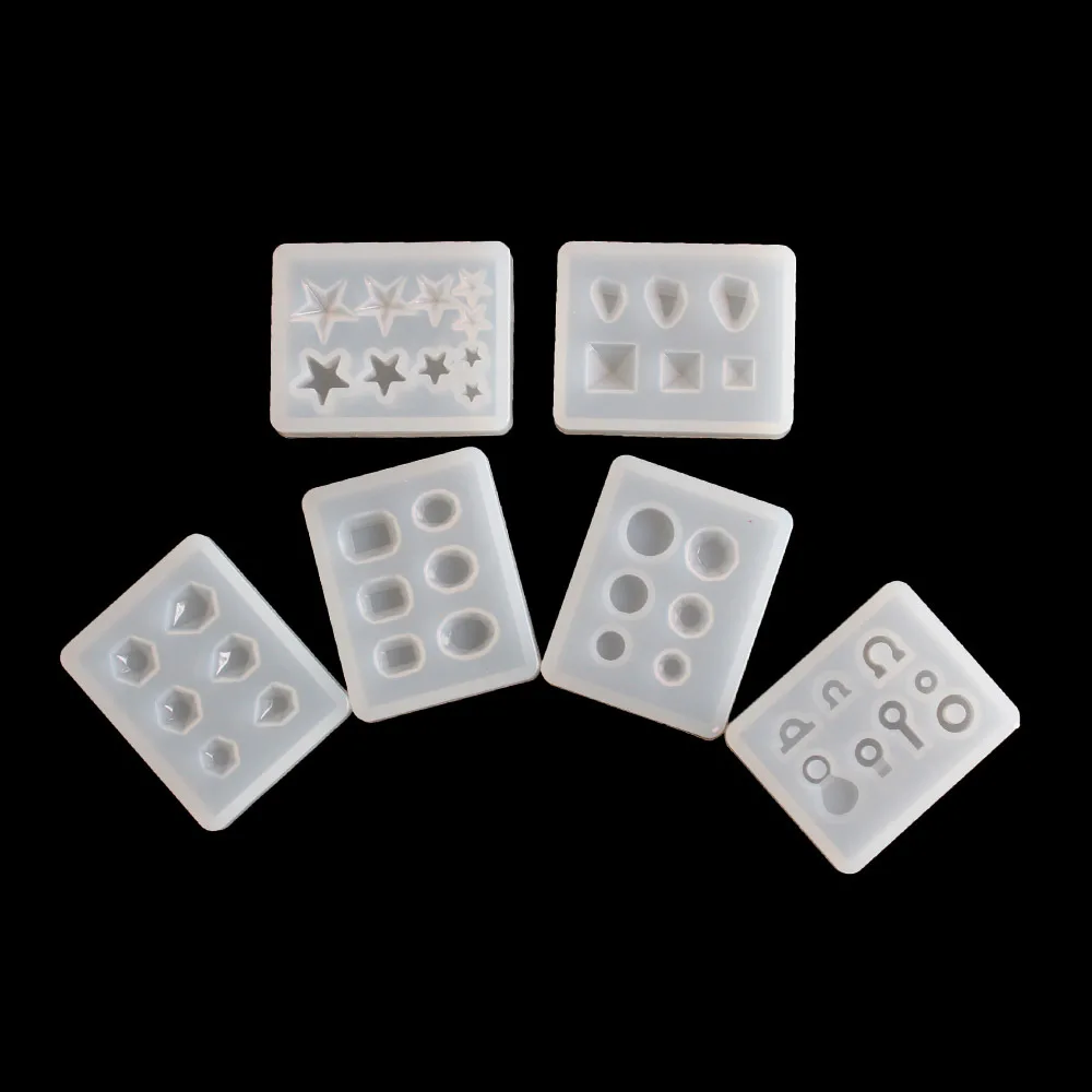1 шт. Прозрачная силиконовая комбинированная форма для уф смолы | Украшения и