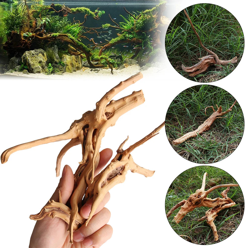 Натуральный ствол дерева Driftwood аквариум для рыб цилиндр рептилий корни растение