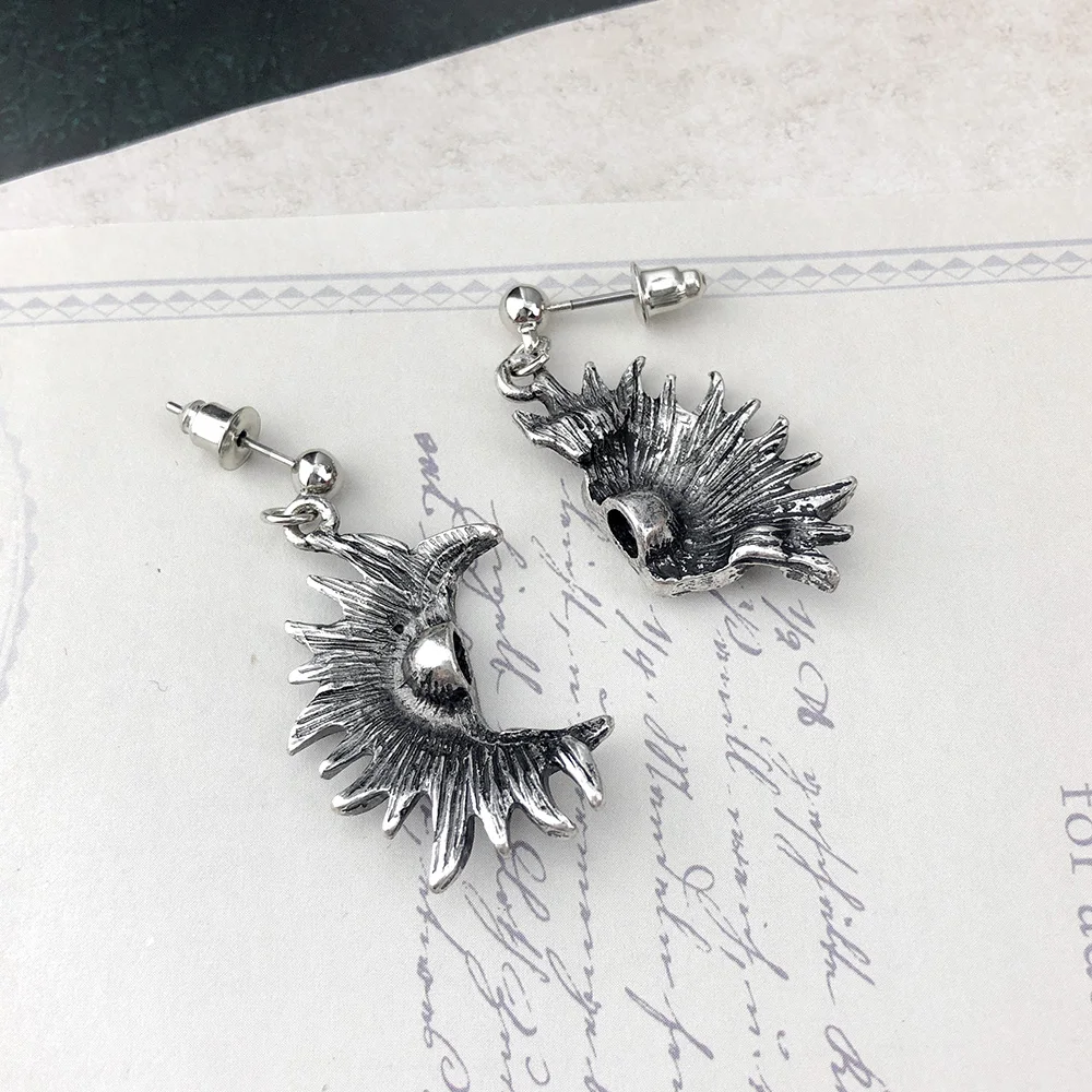 Серьги-подвески в готическом стиле ювелирные украшения для пар темный ветер