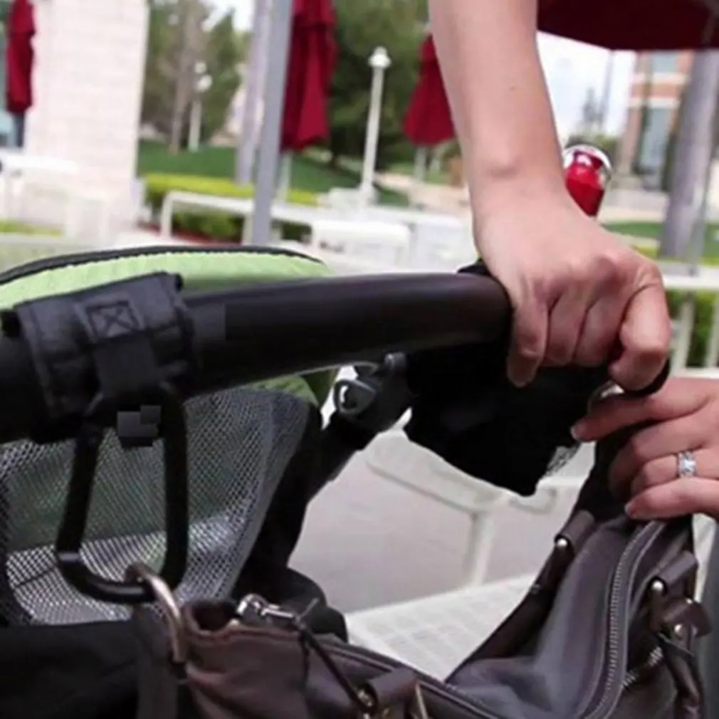 

1Pcs Baby Stroller Hook Accessories Multi Purpose Infant Stroller Hook Shopping Pram Wheelchair Carabiner Clip Carriage Bag Hook