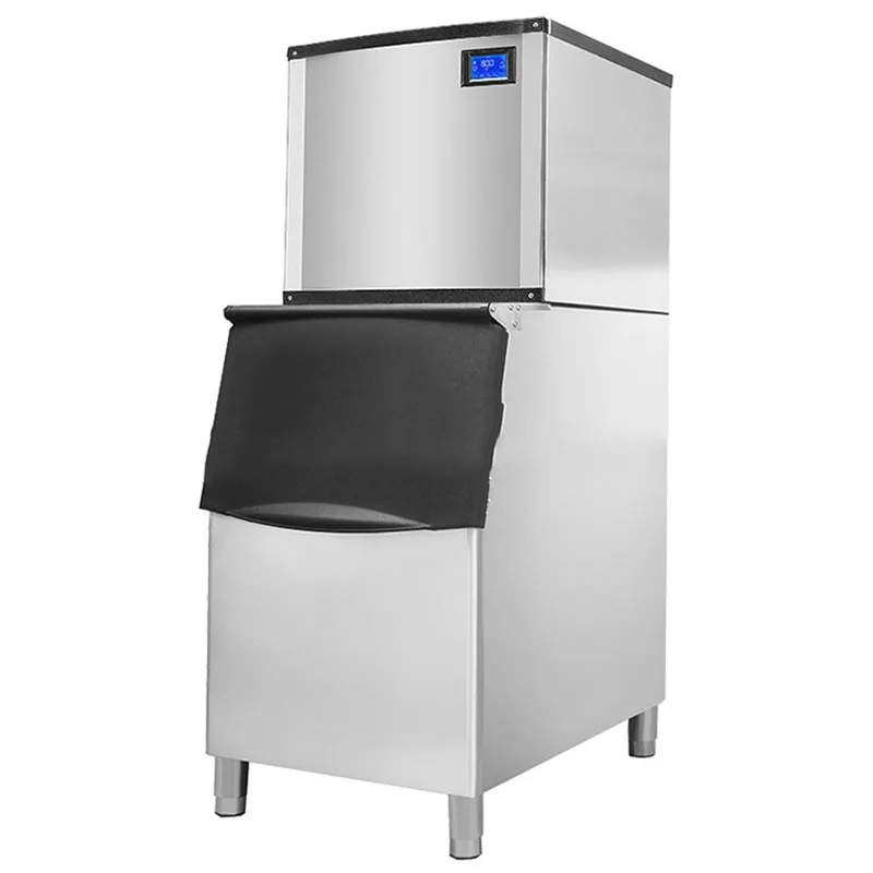 

Commercial Full-automatic Ice Machine Large Ice Machine Milk Tea Bar KTV Cube Thickened Stainless Steel Ice Machine