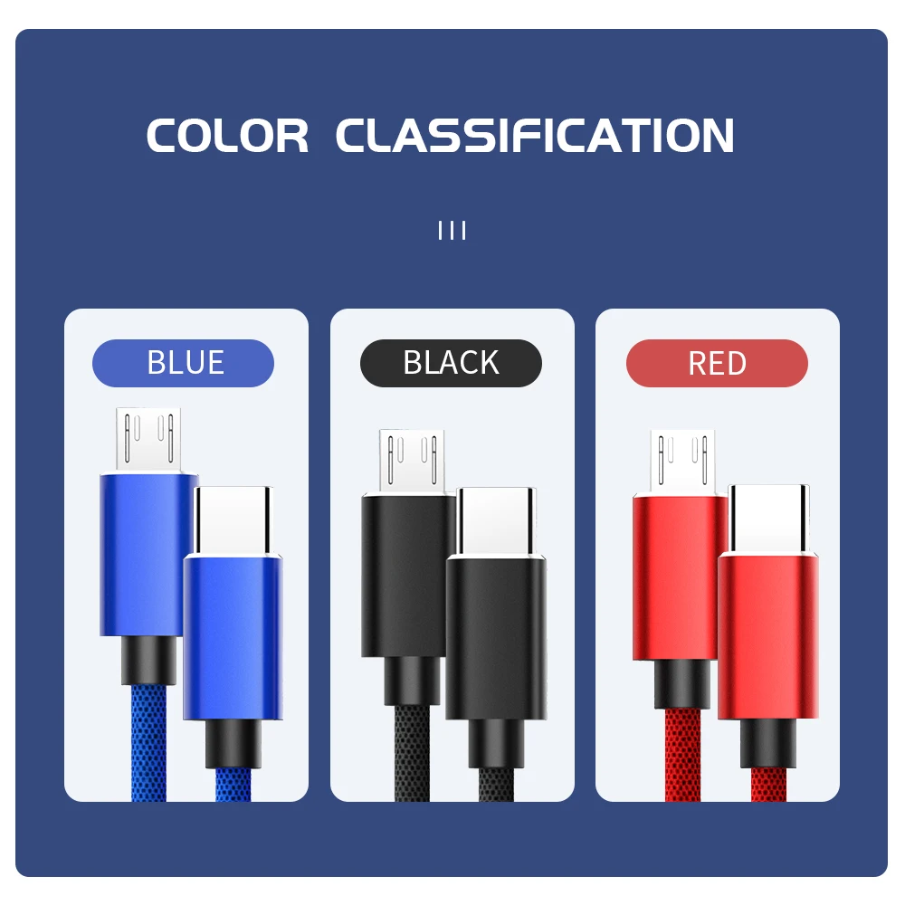 USB Type C To Micro 5A Fast Charging Adapter Cable PD 100W QC4.0 Quick Charger Data For Macbook Samsung Xiaomi Huawei | Мобильные