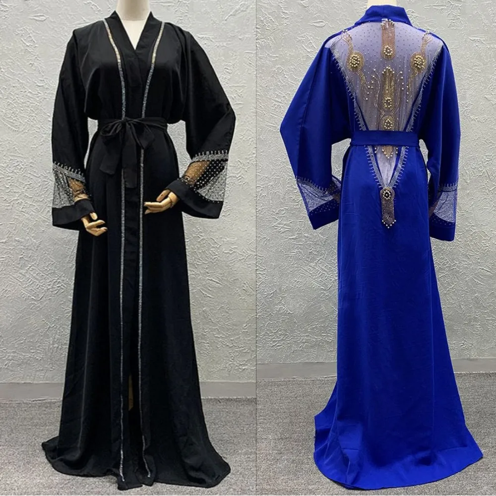 Рамадан абаи Дубай Турция мусульманское хиджаб платье кафтан кимоно кардиган