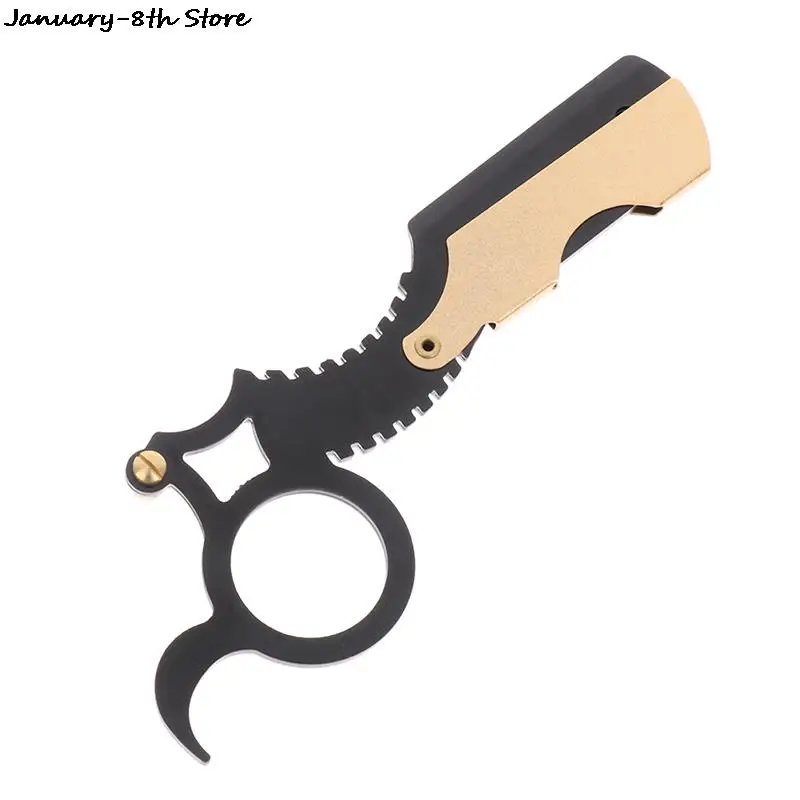 1 Бритва для парикмахера с прямыми краями инструмент стрижки бороды бровей