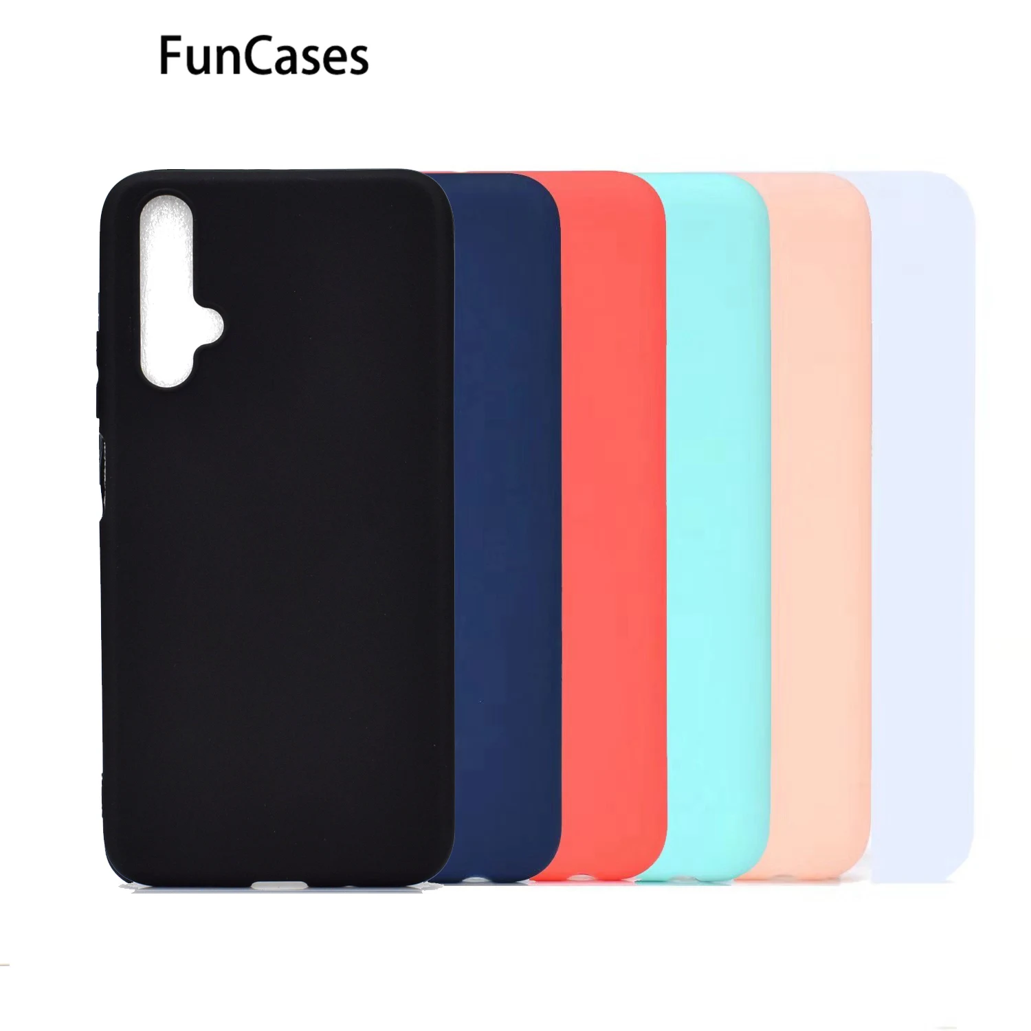 Nova 5 чистый белый мягкий силикон чехол Чехлы для huawei Coque роскошные чехлы СПС Коув