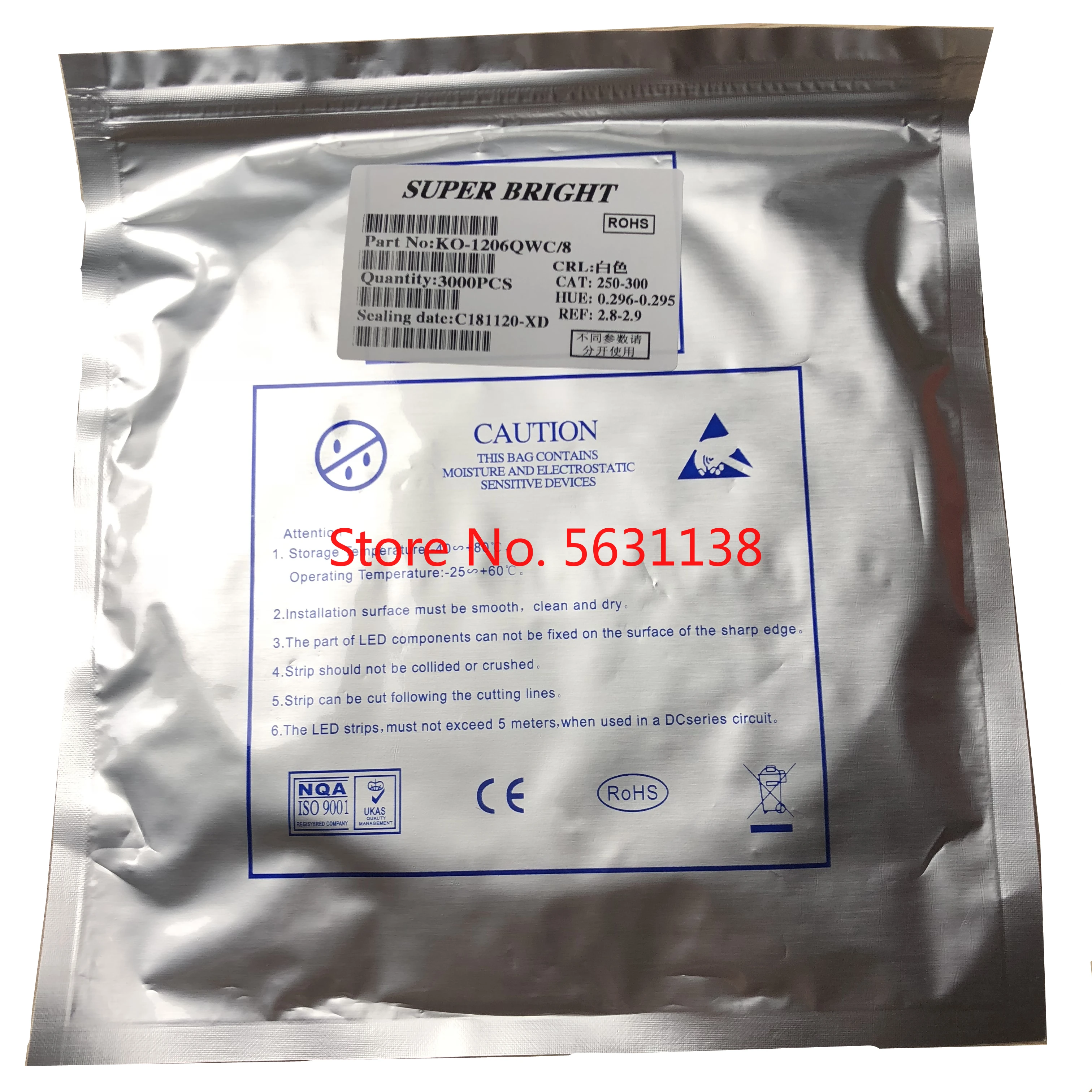 3000 шт 1206 холодный белый 2 8 9 v 3216 SMD СВЕТОДИОДНЫЙ 3 2*1 6mm 8000 11000k 250 300mcd свет лампы cree