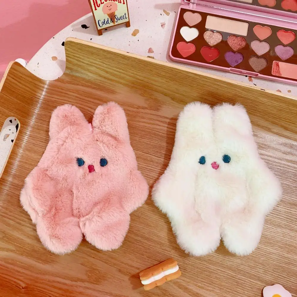 Bentoy Milkjoy Berber Fleece Plush Coin Purse Rabbit Money Bag Girl Cute Soft Mini Wallet Card Case Holder Kids Gift Storage bag | Багаж и