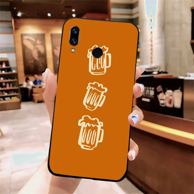 

Beer Alcohol case for airpods Phone Case For Xiaomi Redmi note 7 8 9 t k30 max3 9 s 10 pro lite