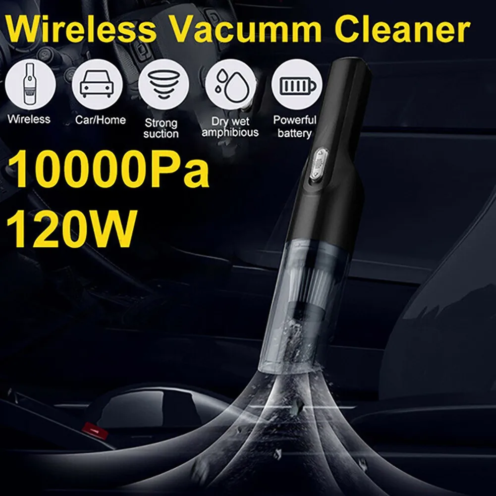 

10000Pa Vacuum Cleaner Car Cordless Handheld Mini Accessory Comfortable