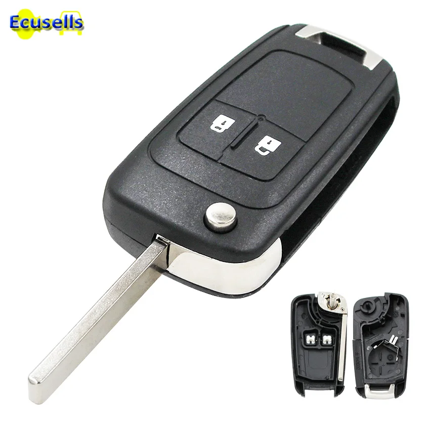 Пустой чехол для дистанционного ключа с 2 кнопками брелок Opel Astra J Mokka Insignia Adam