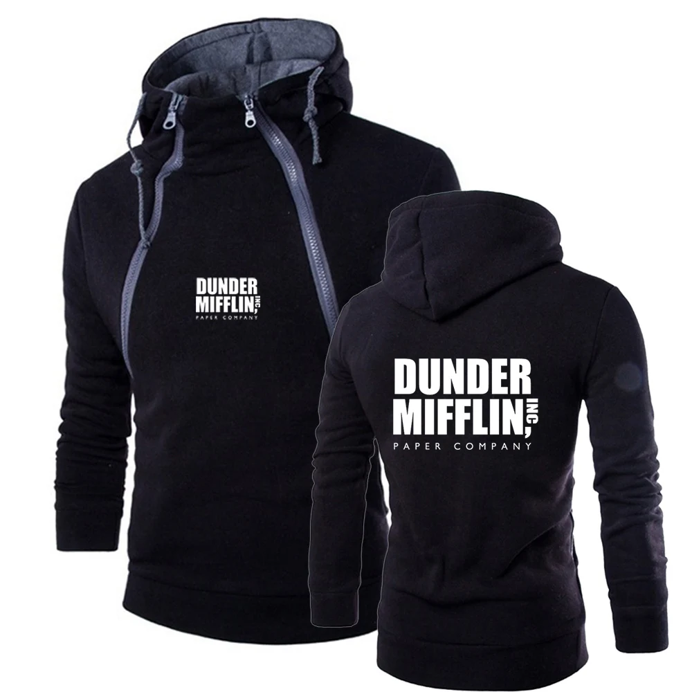 DUNDER MIFFLIN PAPER INC офис ТВ Show Print 2021 мужские новые весенние осенние толстовки с двойной