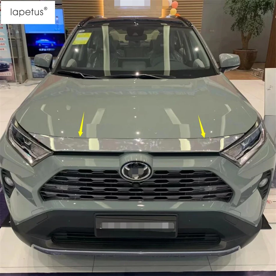 Аксессуары Lapetus подходят для TOYOTA RAV4 RAV 4 2019 2020 2021 ABS передняя решетка двигателя