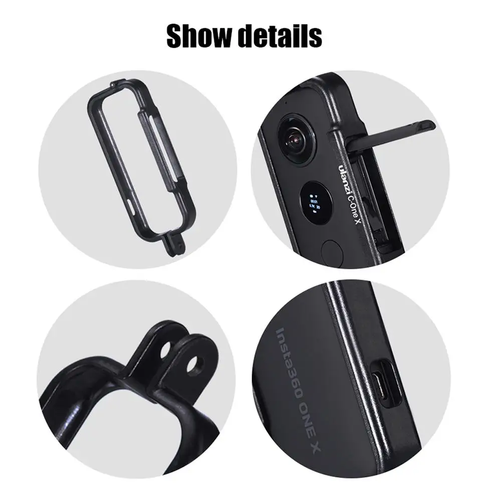 ULANZI Insta360 one x аксессуары комплект венчания чехол клетка рамка Корпус с адаптером GoPro 360 камера для Insta 360 one x