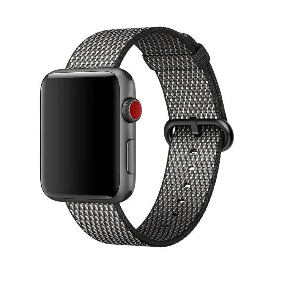 Цветной спортивный ремешок для apple watch band5 4 40 мм 44 тканый нейлоновый iwatch 3 2 1 38 42
