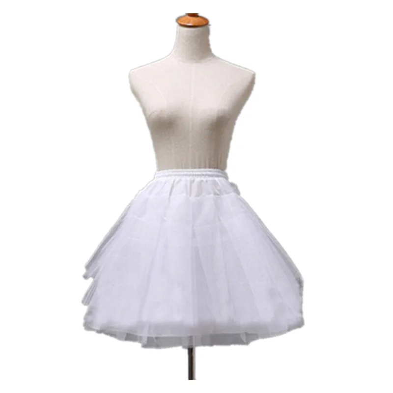 Юбка для девочек с цветочным рисунком белый тонкий Тюлевая короткая юбка