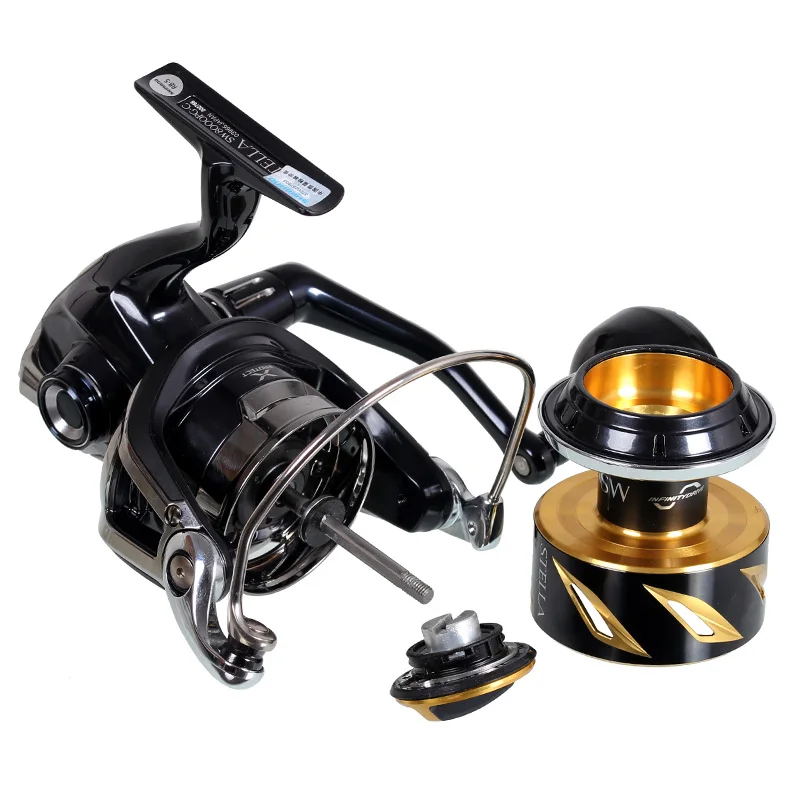 2019/2020 Оригинал SHIMANO Стелла SW 4000/5000/6000/8000/10000/14000 серия металлическая катушка для