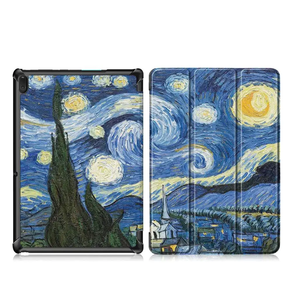 Магнитный чехол для Lenovo Tab E10 TB X104F 2019 подставка из искусственной кожи + защита