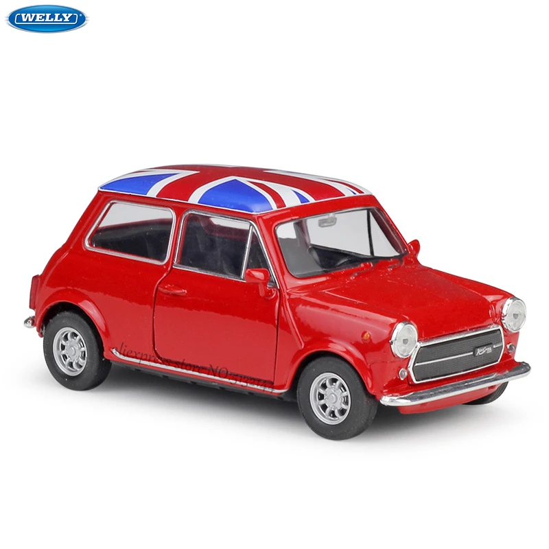 Модель автомобиля WELLY 1:36 Mini Cooper 1300 из сплава модель машины коллекционная игрушка