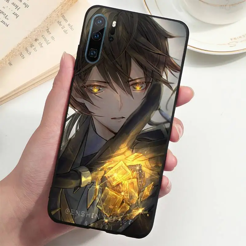

Genshin impact zhongli Phone Case For Huawei P20 P30 P40 lite Pro P Smart 2019 Mate 10 20 Lite Pro Nova 5t